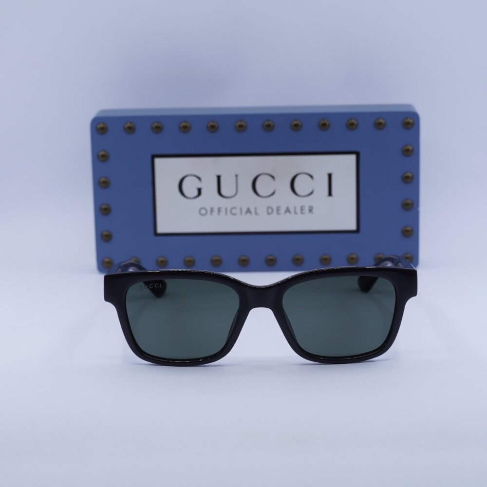 Gucci GG1716S 003 Square Sunglasses - Grey/Grey - Picture 4 of 11